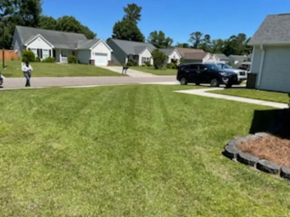 Custom landscape installation in North Charleston, SC - Coreys Lawn Services