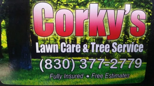 CORKY'S LAWN CARE AND TREE SERVICE Logo