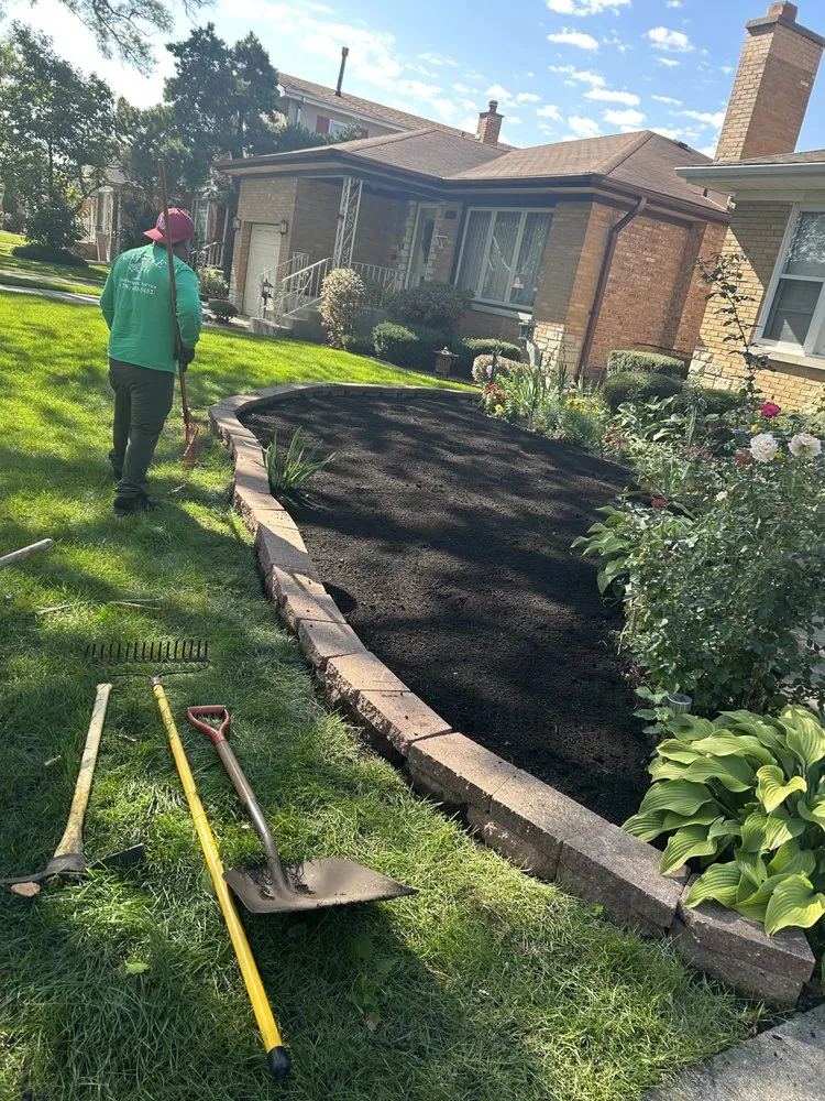 Professional outdoor landscaping with custom design across River Grove, IL - Corne Landscaping