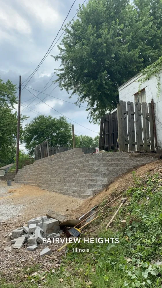 Custom landscape design in Lenzburg, IL by Cornerstone Construction and Landscapes