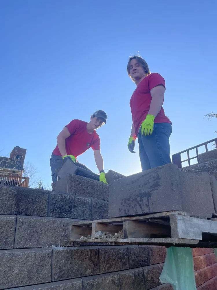 Affordable lawn mowing service with custom design across Simpsonville, KY - Cornerstone Hardscape & Excavation