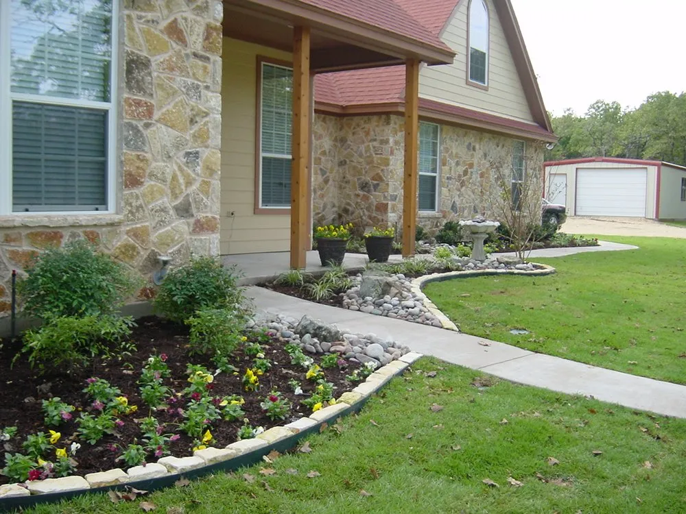 Expert yard cleanup service for outdoor upgrades in Cleburne, TX by Cornerstone Landscape