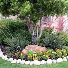 Custom garden landscaping in Waynesville, NC by Cornerstone Landscaping & Maintenance