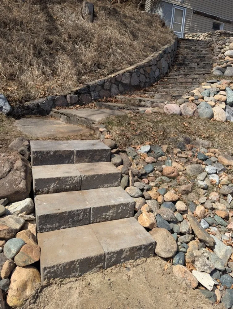 Professional garden landscaping for beautiful yards in Nevis, MN by Cornerstone Landscaping