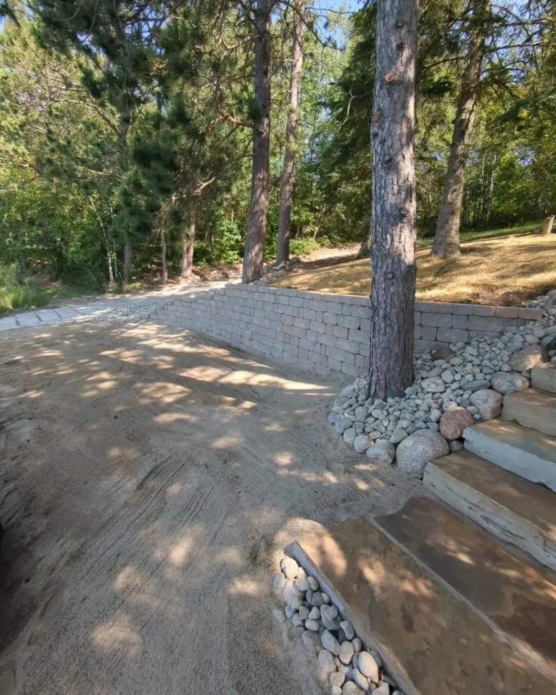 Expert landscape installation in Nevis, MN by Cornerstone Landscaping