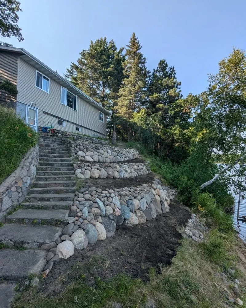 Trusted landscaping services for beautiful yards in Nevis, MN by Cornerstone Landscaping