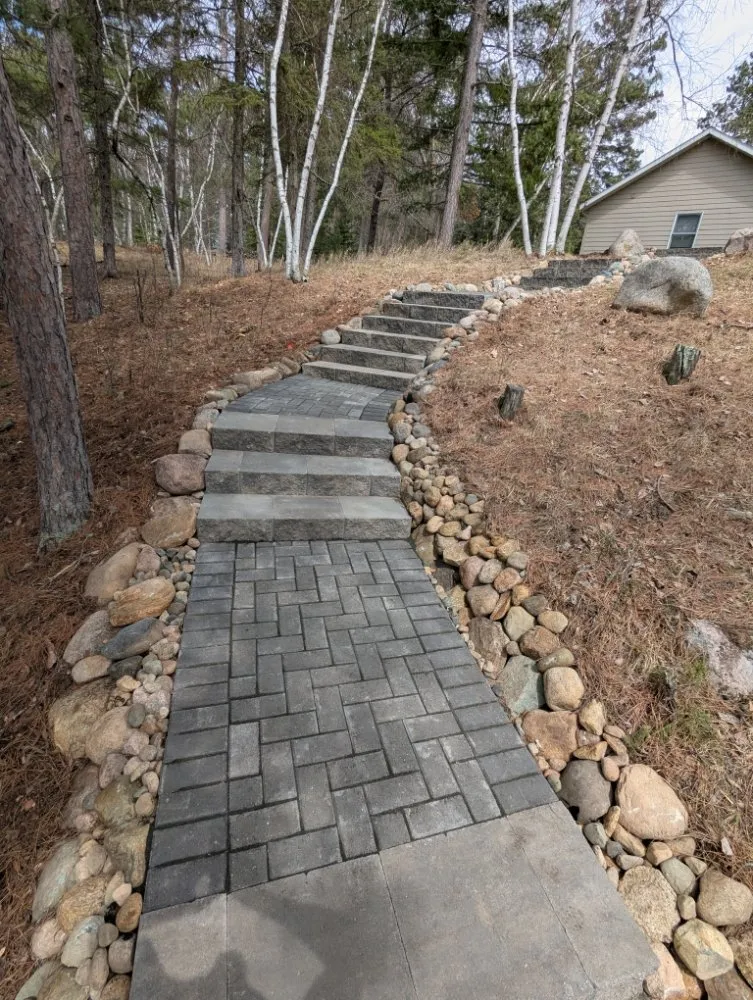Affordable garden landscaping in Nevis, MN by Cornerstone Landscaping