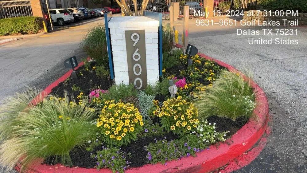 Custom landscape design in Dallas, TX by Cornerstone Lawn & Landscape