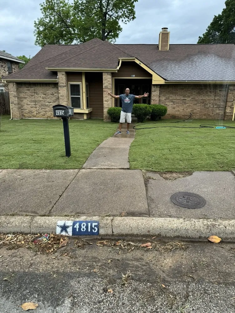 Custom landscape installation in Dallas, TX by Cornerstone LMC