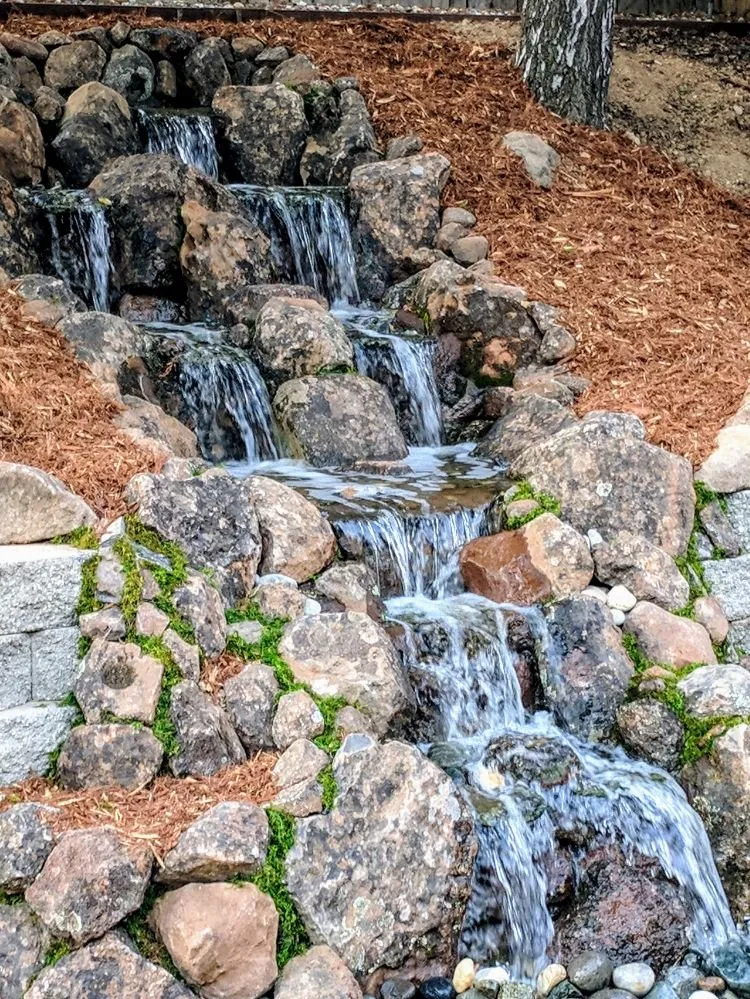 Expert residential landscaping for residential properties in Orangevale, CA by Cornerstone Ponds and Waterfalls