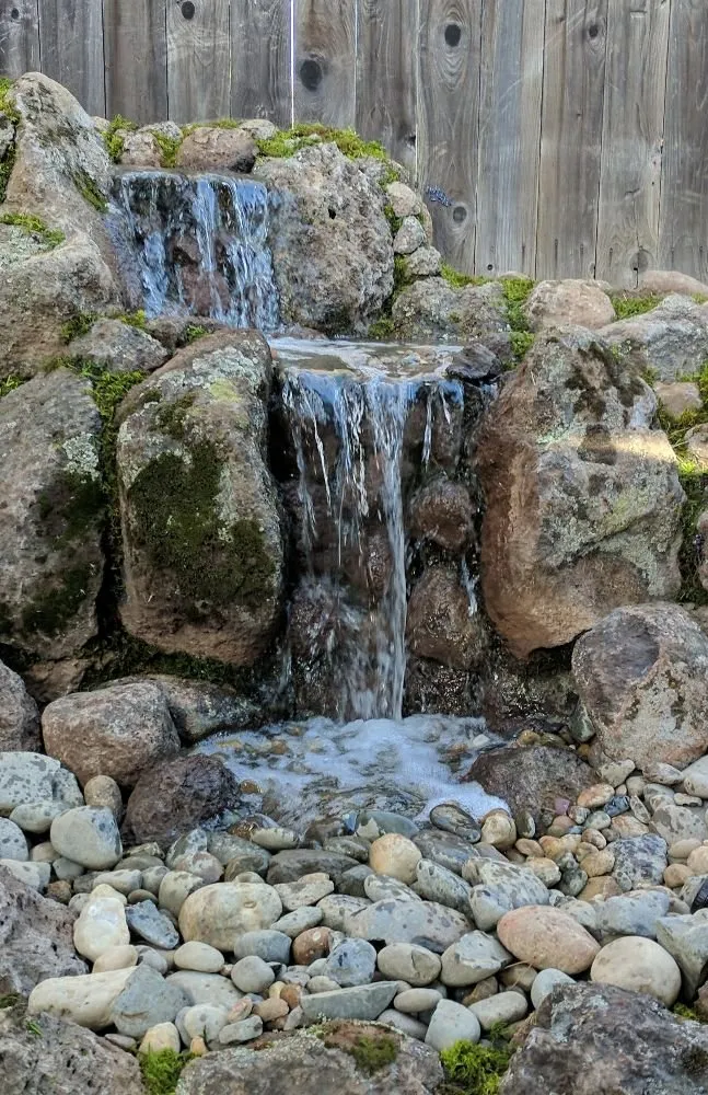 Affordable landscape installation in Orangevale, CA by Cornerstone Ponds and Waterfalls