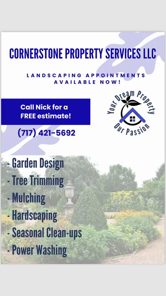 Reliable lawn care service in Dillsburg, PA by Cornerstone Property Services