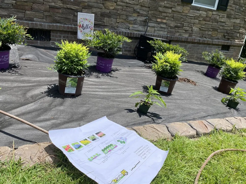 Custom garden landscaping in Columbia, SC - Cornish Landscaping