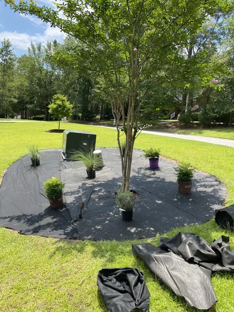 Custom residential landscaping for beautiful yards in Columbia, SC by Cornish Landscaping