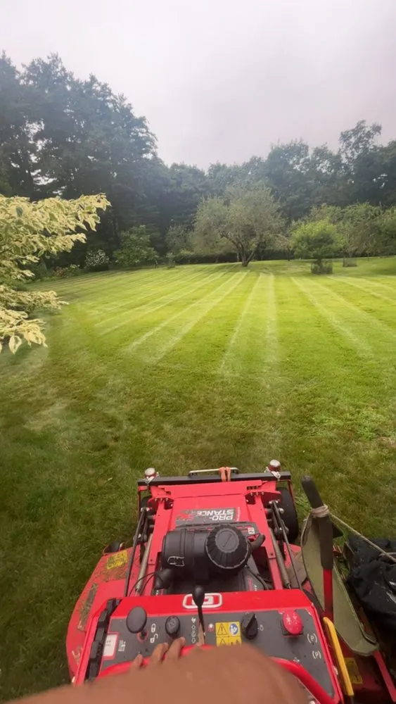 Reliable lawn mowing service in Framingham, MA by Corona and Sons Landscaping