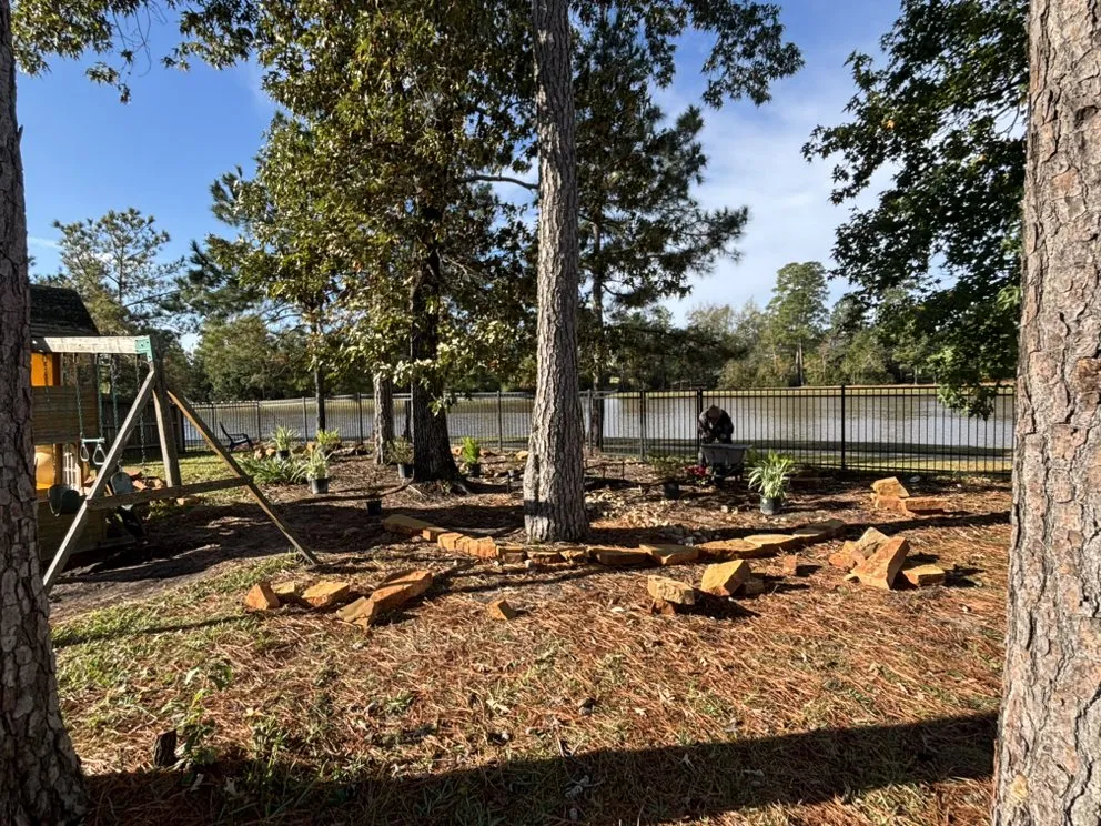 Top-rated yard cleanup service for residential properties in Houston, TX by Corona Landscaping