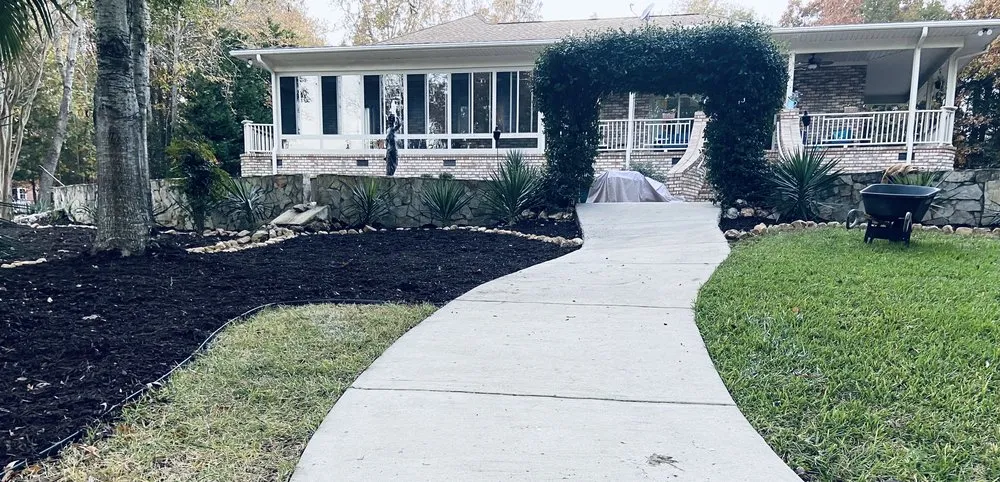 Expert landscaping services with custom design in Charlotte, NC by Corona Lawn Care