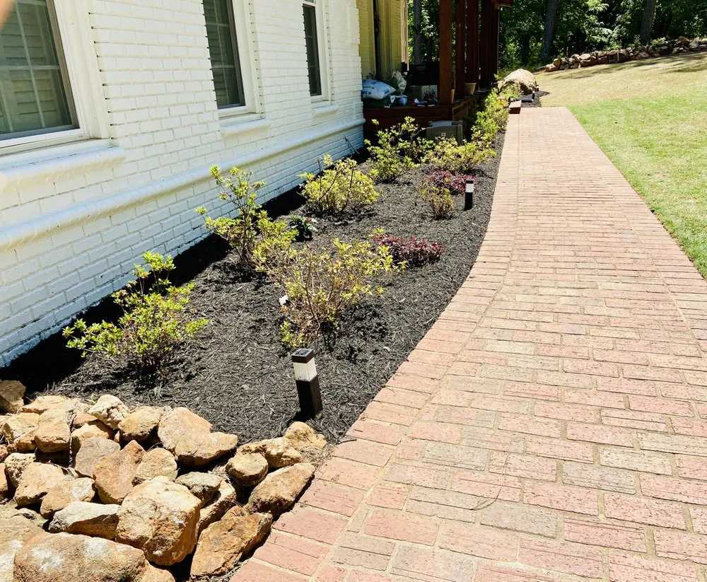 Custom yard cleanup service in Charlotte, NC by Corona Lawn Care