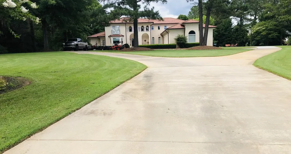 Expert landscape design for residential properties in Charlotte, NC by Corona Lawn Care