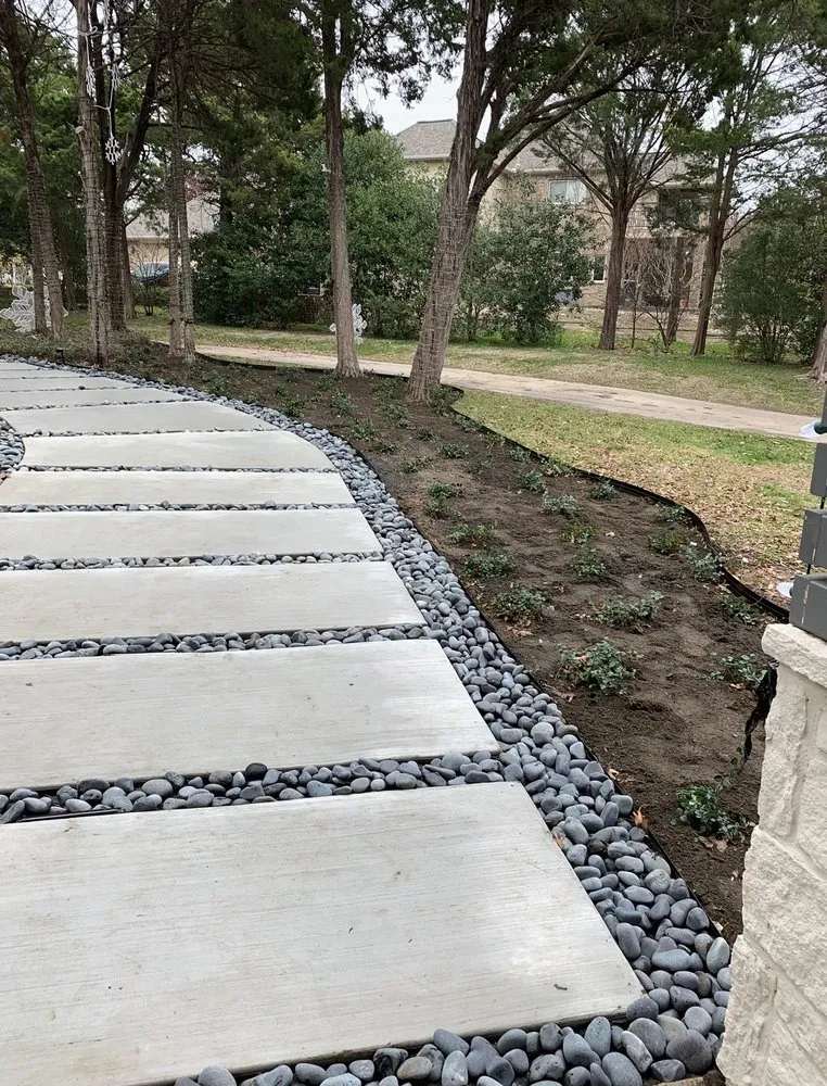 Local landscape installation for beautiful yards in Grand Prairie, TX by Coronado Contractors & Landscaping