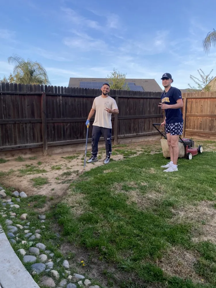 Local lawn mowing service for beautiful yards in Fresno, CA by Corona's Greens Landscaping