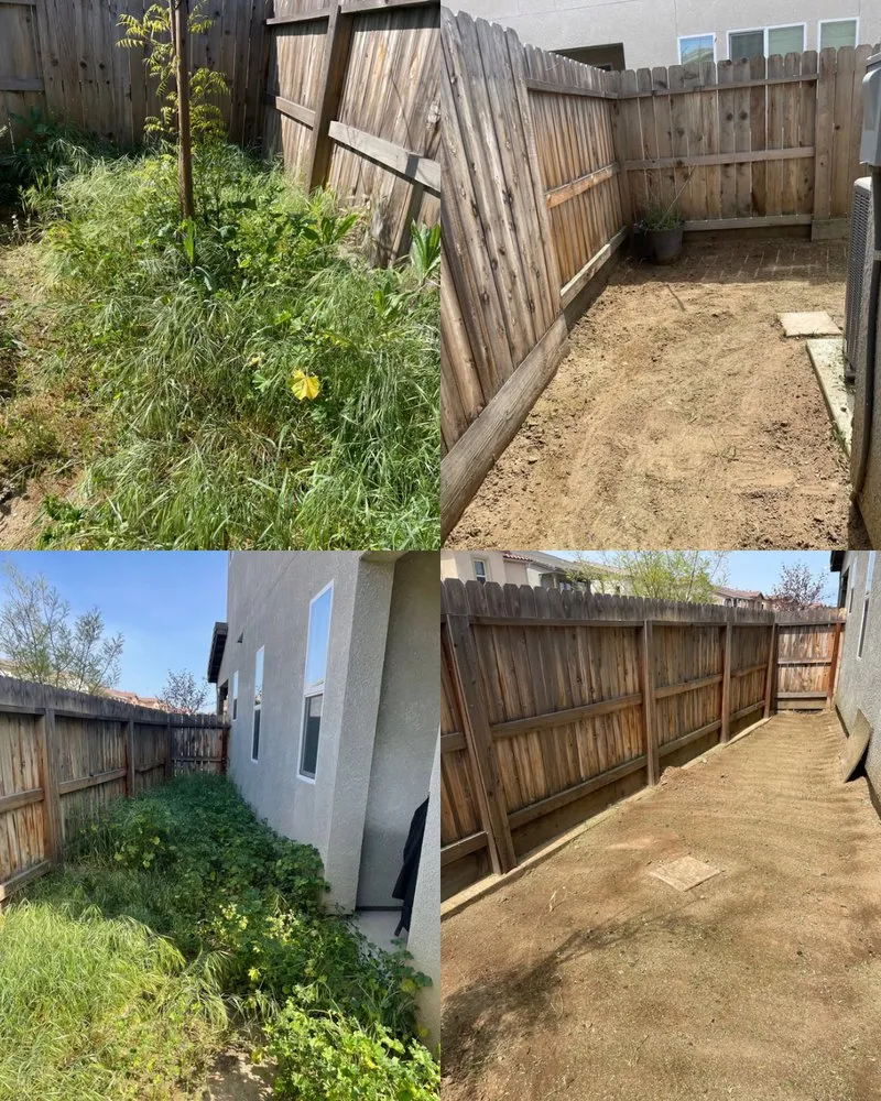 Professional yard cleanup service for beautiful yards across Fresno, CA - Corona's Greens Landscaping