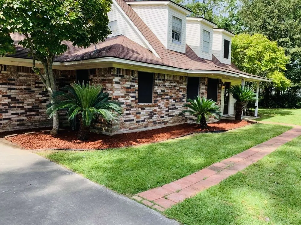 Custom outdoor landscaping for outdoor upgrades in Beaumont, TX by Corona’s Landscaping