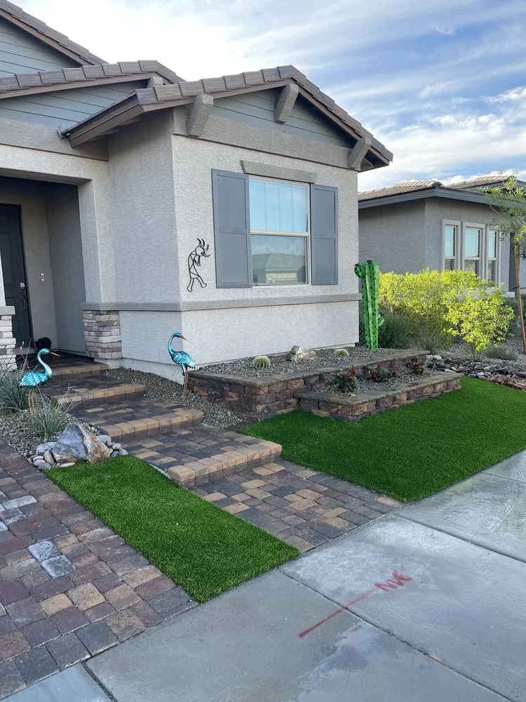 Top-rated landscape installation for beautiful yards in Henderson, NV by Corral Custom Landscaping