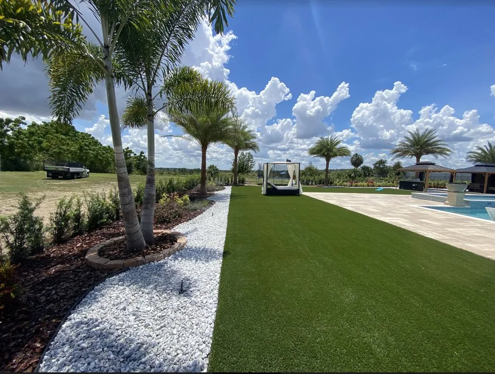 Affordable yard cleanup service for year-round maintenance in St. Cloud, FL by Corredor & Three Sons