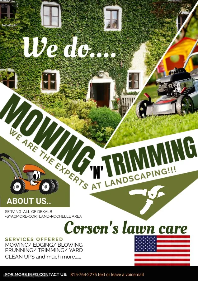 Reliable outdoor landscaping in Cortland, IL by Corson’s Lawn Care