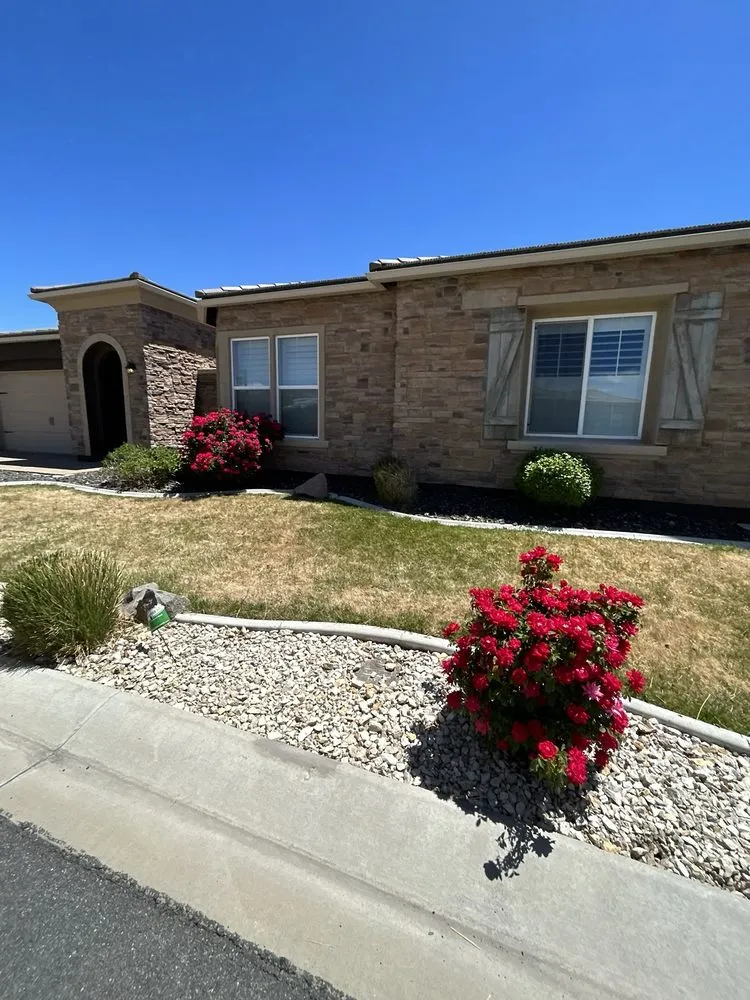 Custom landscape design with custom design in Sparks, NV by Cortes Landscaping & Maintenance