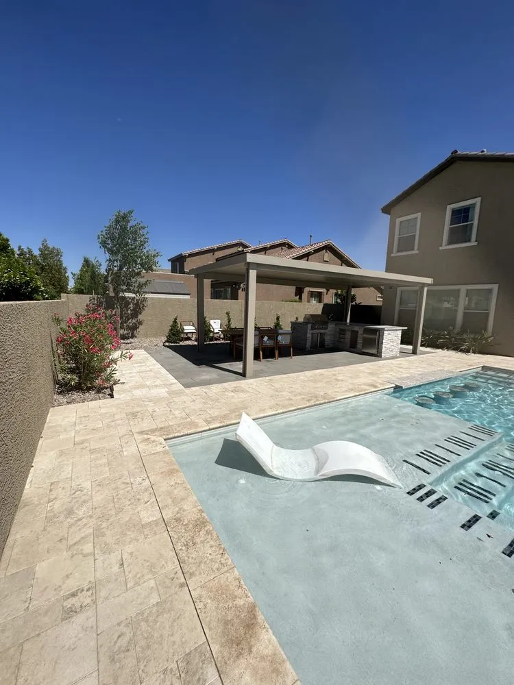 Custom landscape design in Las Vegas, NV - Cortez & J & A Lawn services