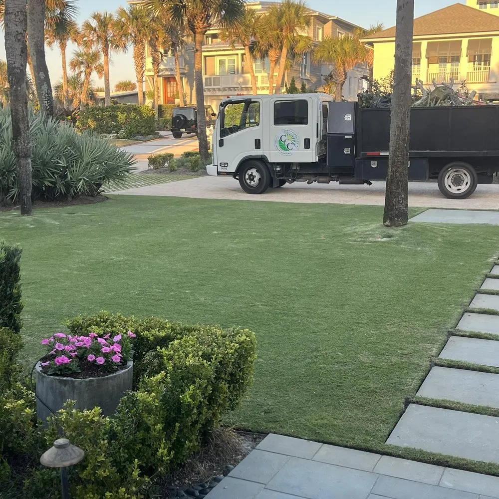 Expert outdoor landscaping with custom design across St. Augustine, FL - Cory’s Classic Cuts
