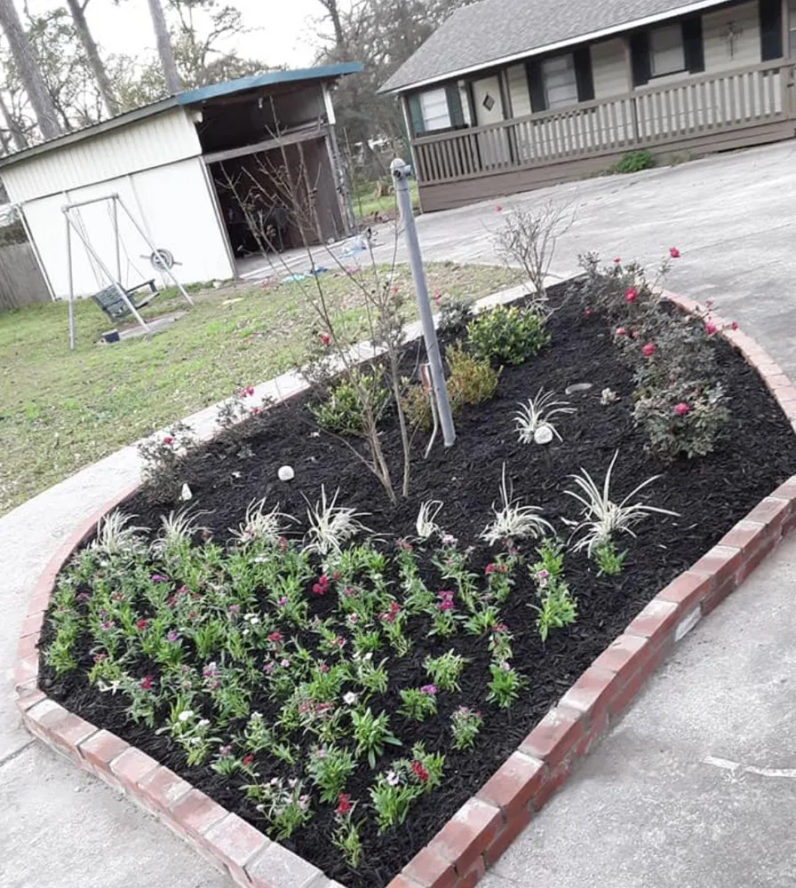 Professional yard cleanup service for residential properties in Tomball, TX by Corys Cuts Landscape