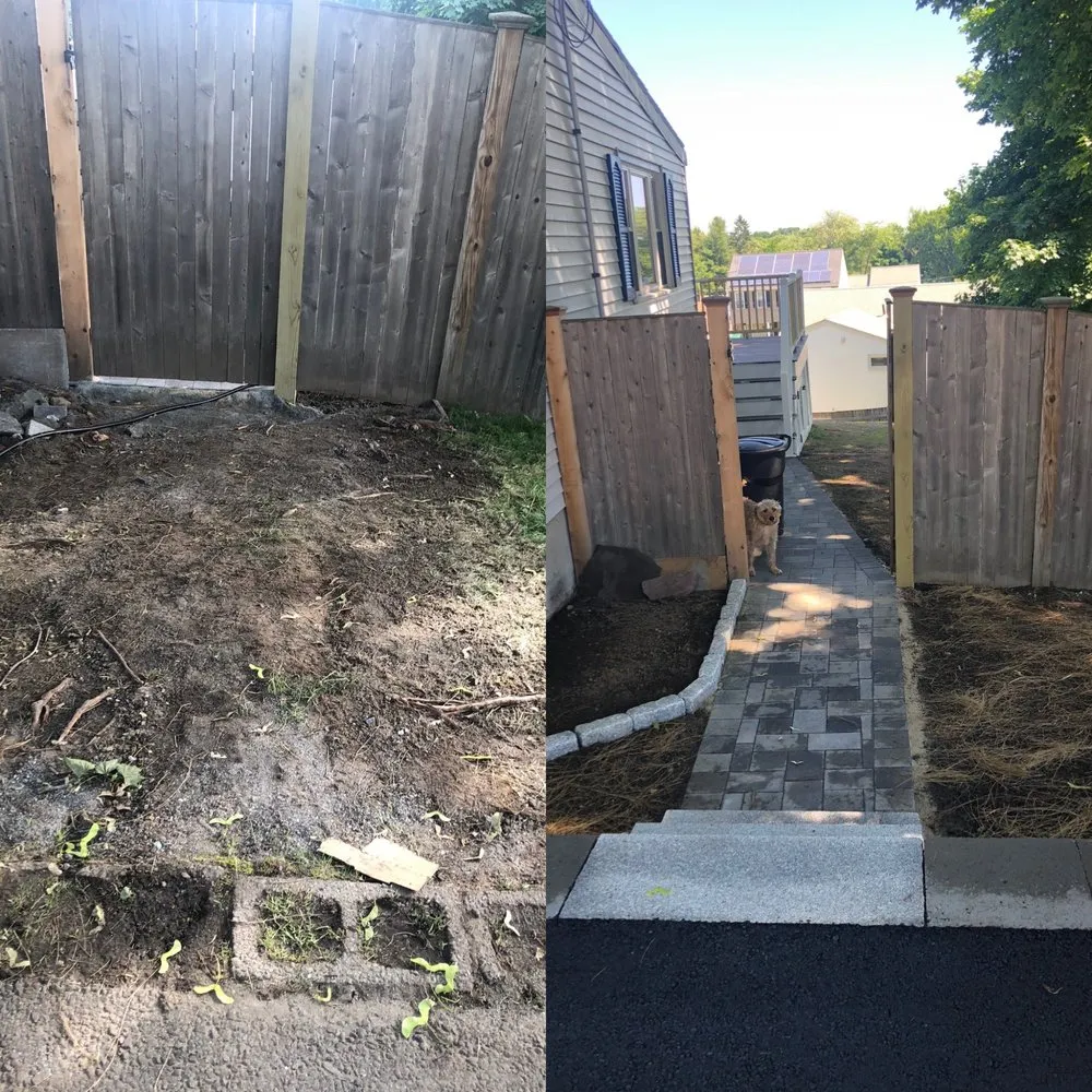 Custom lawn mowing service for homes in Watertown, MA by Cosco Landscape