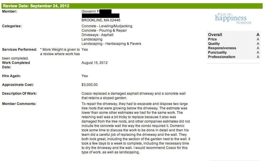 Custom landscaping services in Watertown, MA - Cosco Landscape