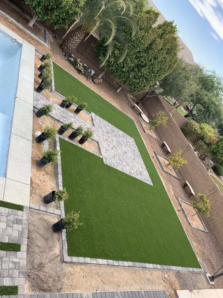 Expert lawn mowing service for outdoor upgrades across Surprise, AZ - Cosio's Landscaping