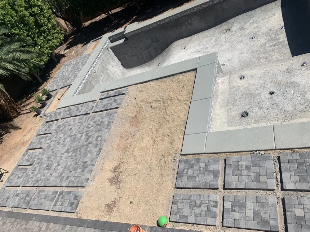 Custom outdoor landscaping in Surprise, AZ by Cosio's Landscaping