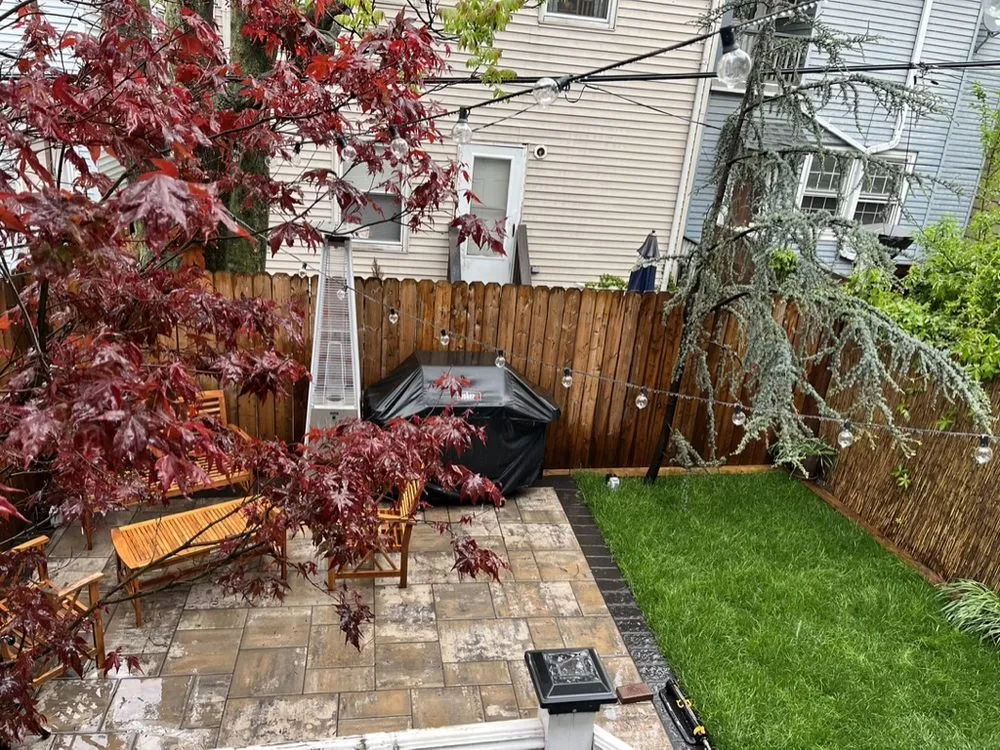 Expert lawn mowing service for outdoor upgrades across Maywood, NJ - Cosmo Landscaping Design and Construction