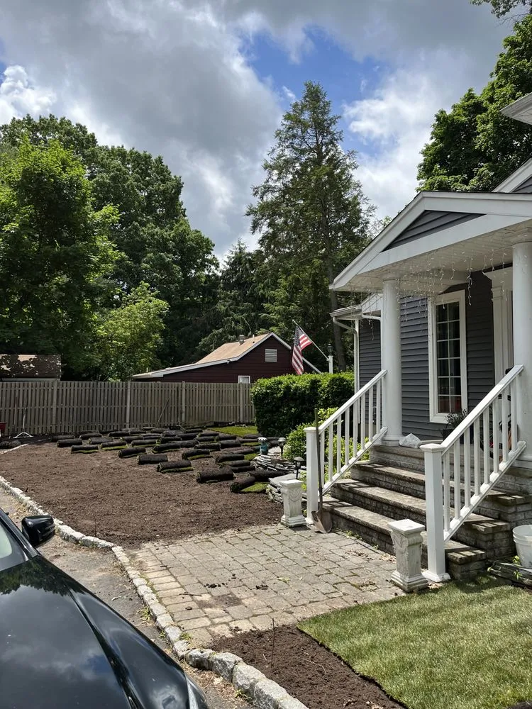 Top-rated lawn mowing service for residential properties across Maywood, NJ - Cosmo Landscaping Design and Construction