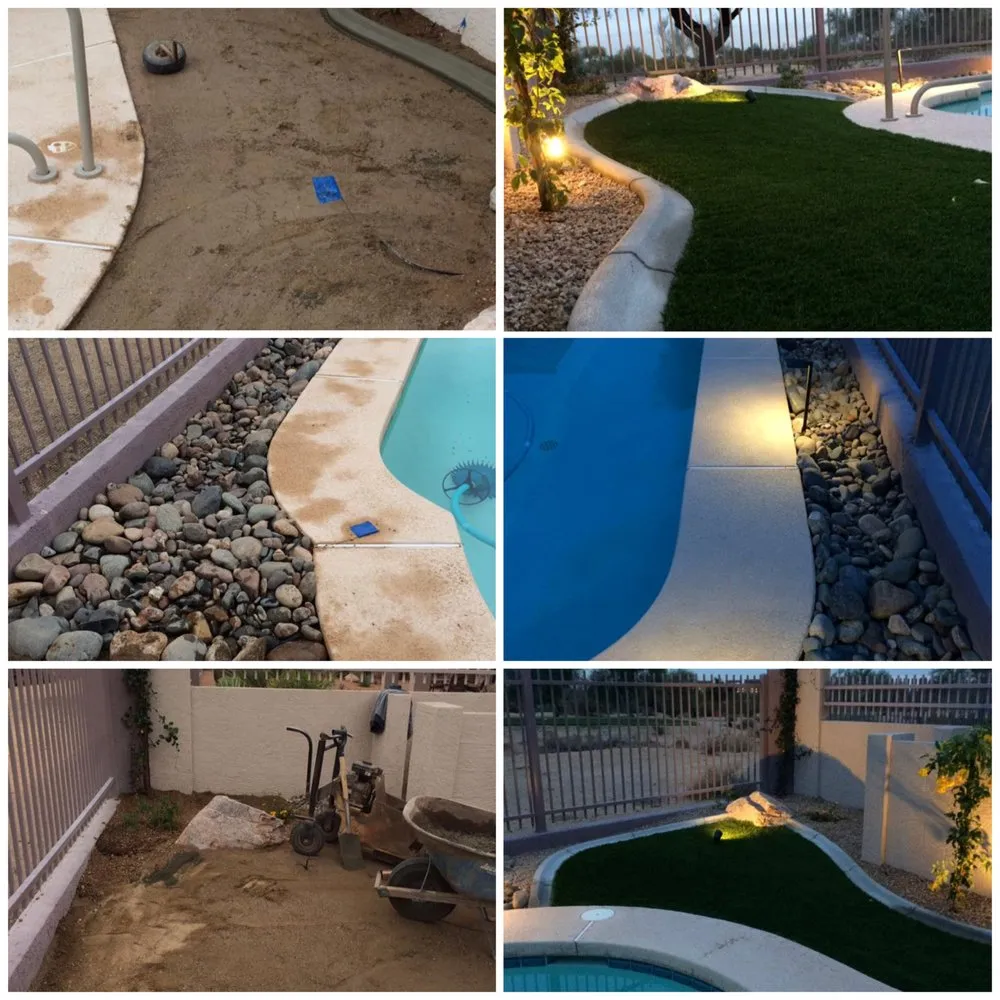 Custom outdoor landscaping for outdoor upgrades across Buckeye, AZ - Cosnova Construction And Landscaping