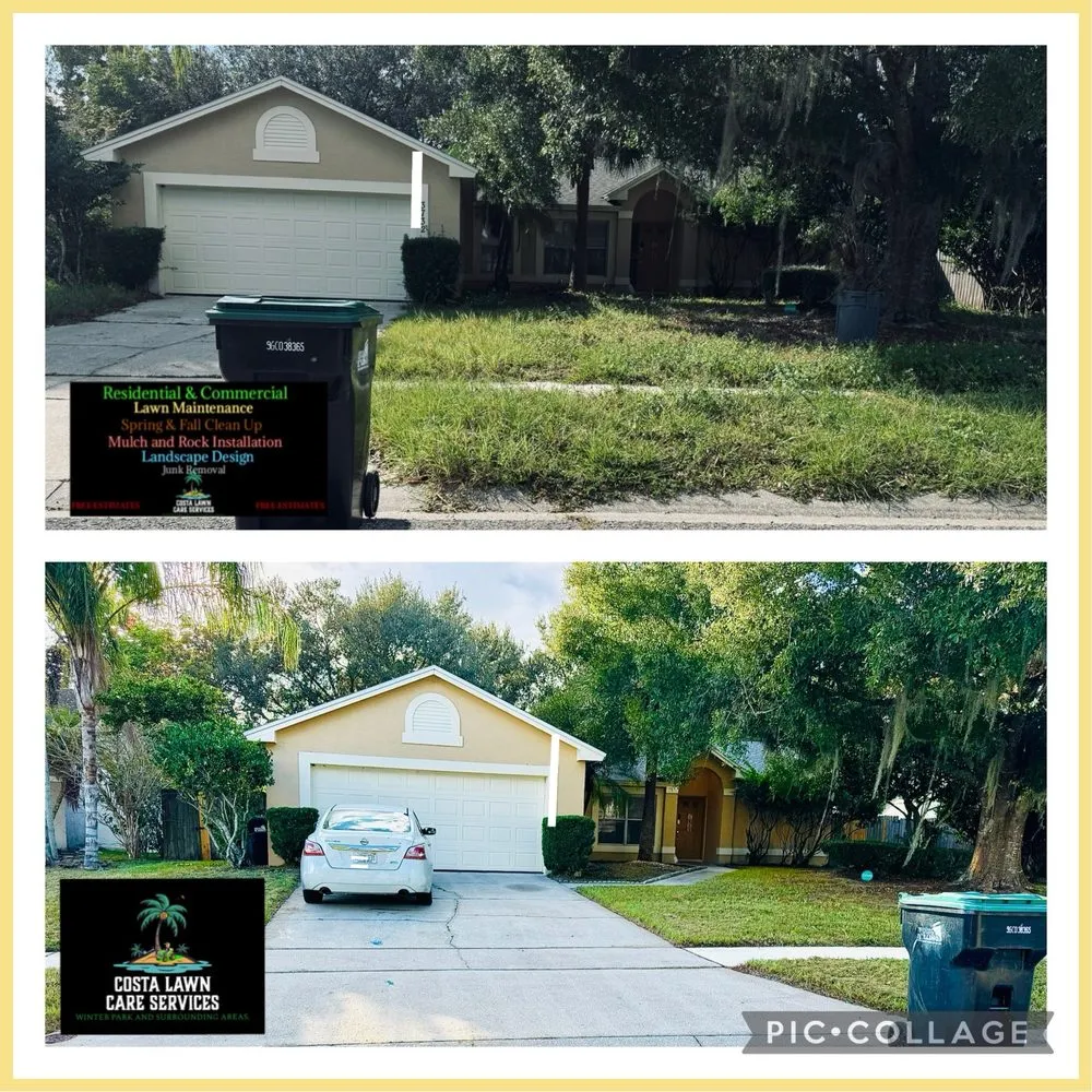 Top-rated yard cleanup service for residential properties in Aloma, FL by Costa Lawn Care Services
