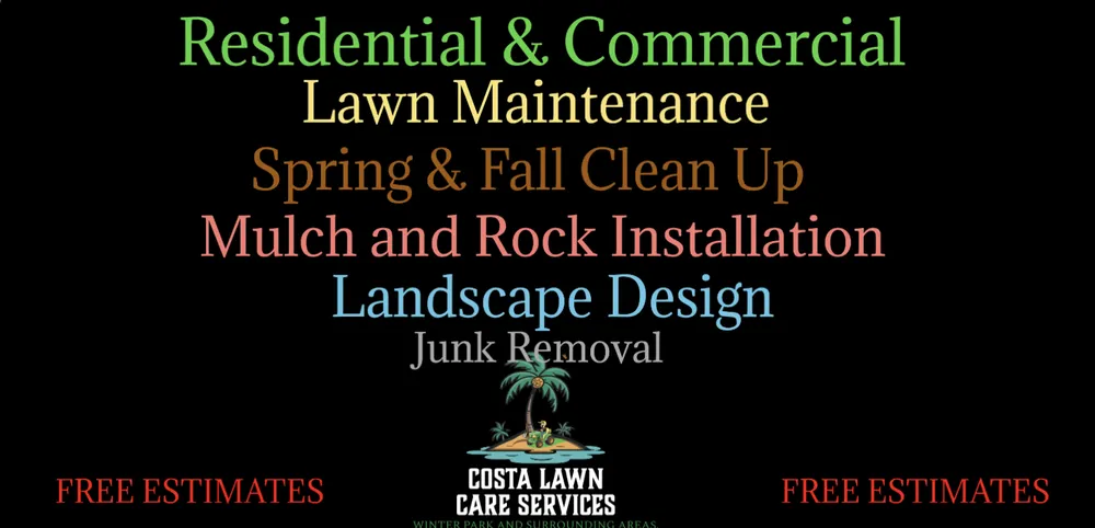 Expert lawn care service for residential properties in Aloma, FL by Costa Lawn Care Services