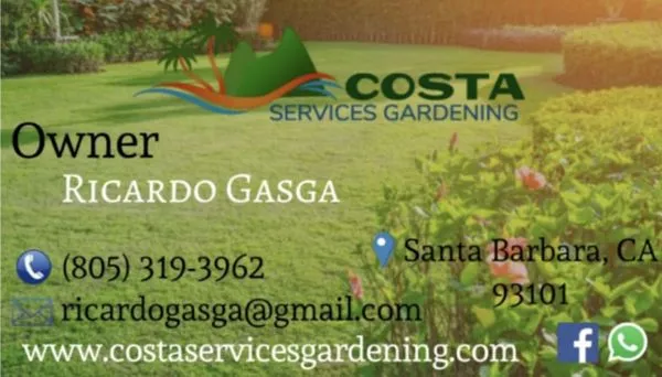 Costa Services Gardening Logo