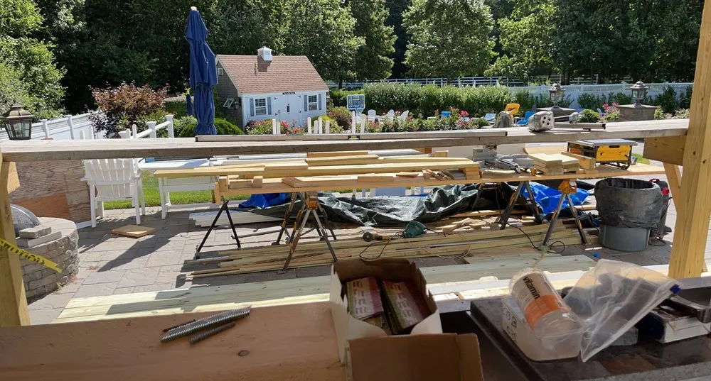 Expert garden landscaping in Braintree, MA by Coste Landscaping