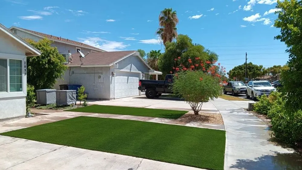 Custom residential landscaping in El Centro, CA by Cota Landscaping Contractor