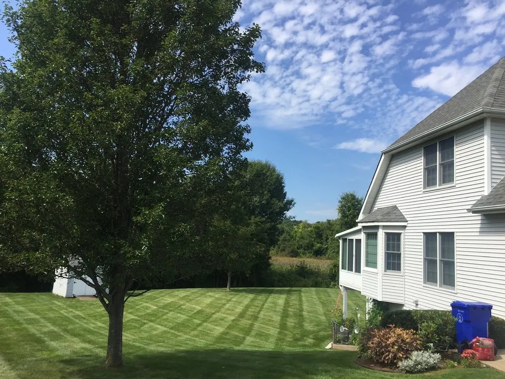 Local outdoor landscaping with custom design across Hartford, CT - Cote's Landscaping & Lawn Service