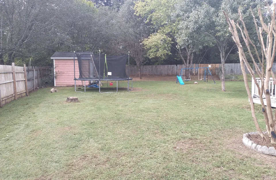 Custom yard cleanup service in Concord, NC by Coto Landscaping