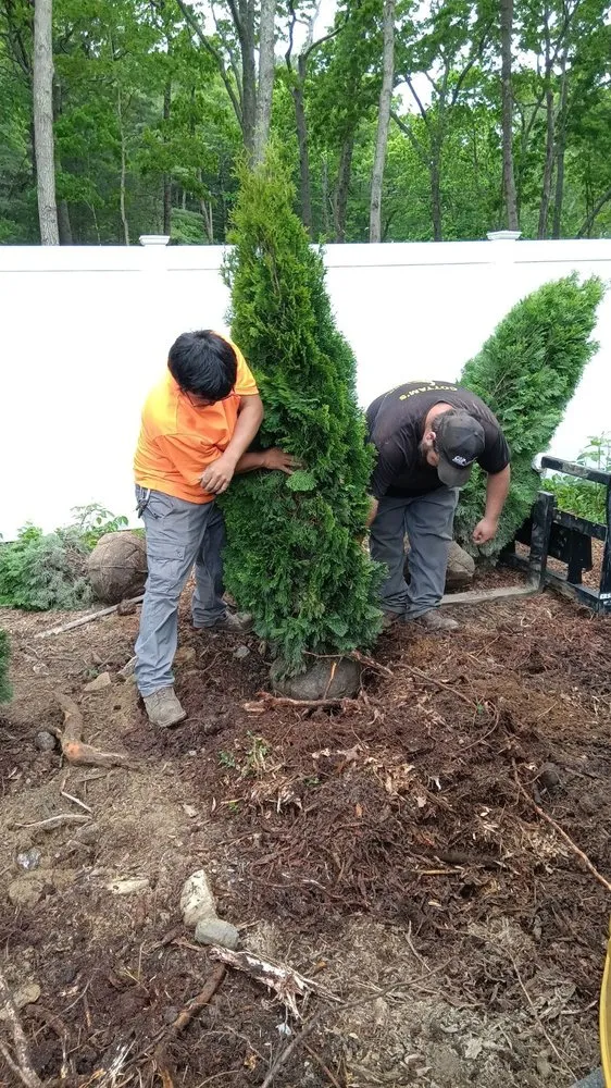 Professional landscape installation in Easton, MA - Cottam's Landscaping