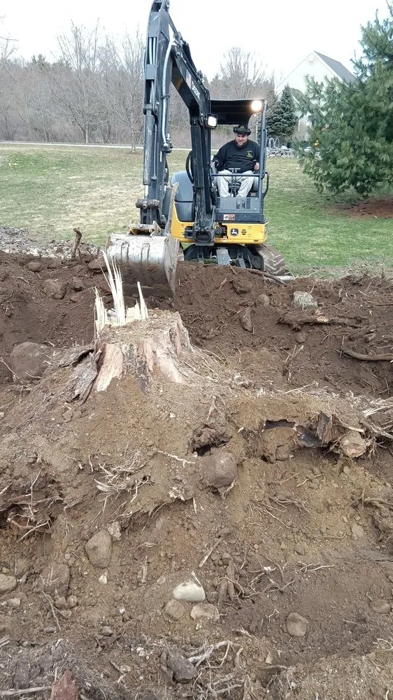 Professional landscape installation for homes in Easton, MA by Cottam's Landscaping